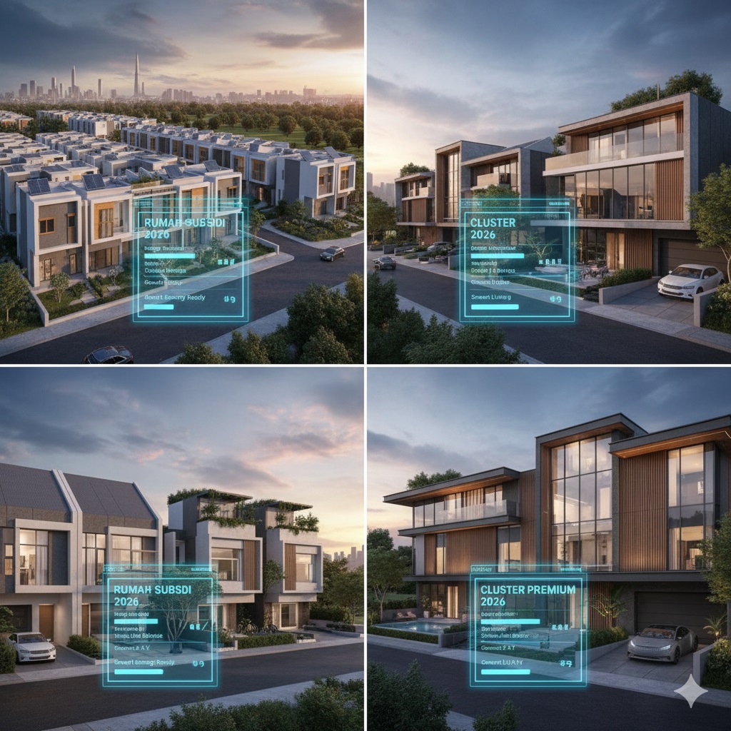Rumah Subsidi hingga Cluster Premium