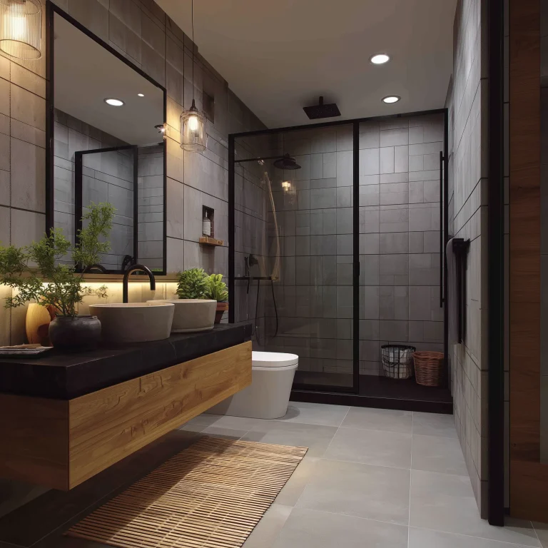 Desain Kamar Mandi Bauhaus 1