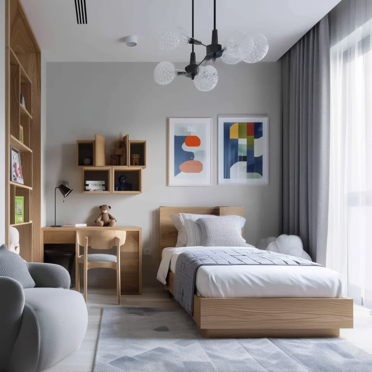 Desain Kamar Tidur Anak Bauhaus 1