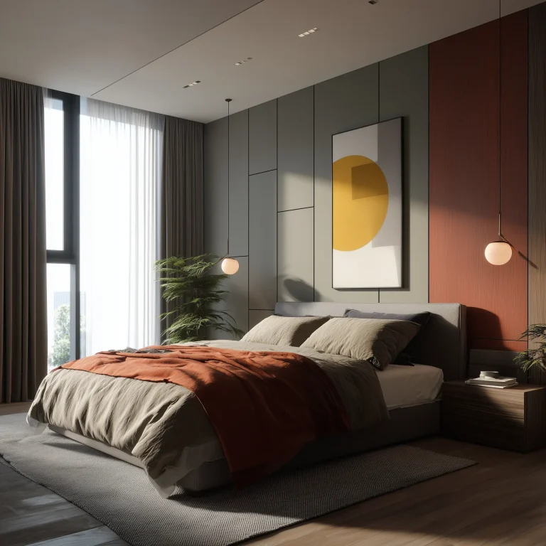 Desain Kamar Tidur Bauhaus 1