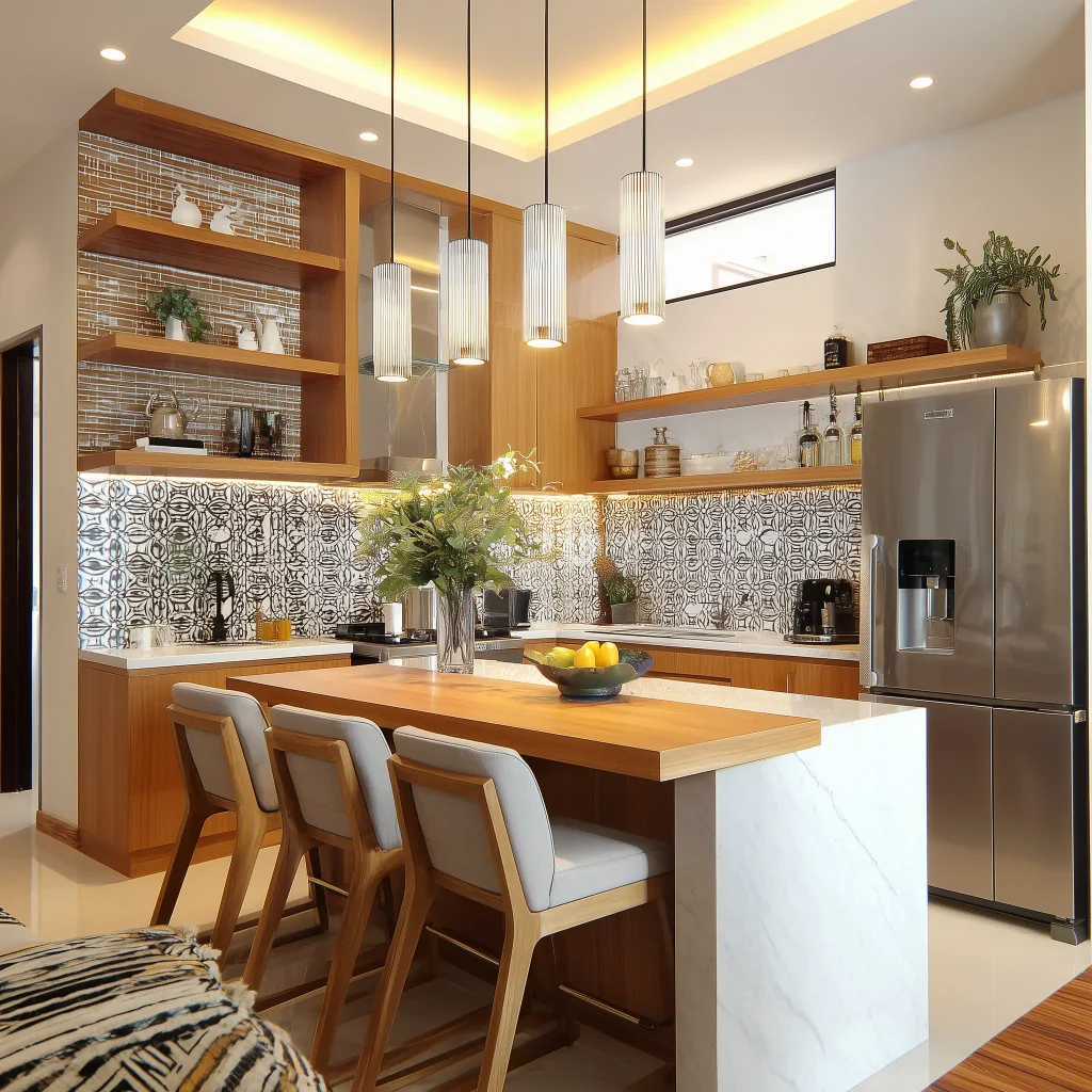 Multipurpose Island: Area Masak & Sarapan