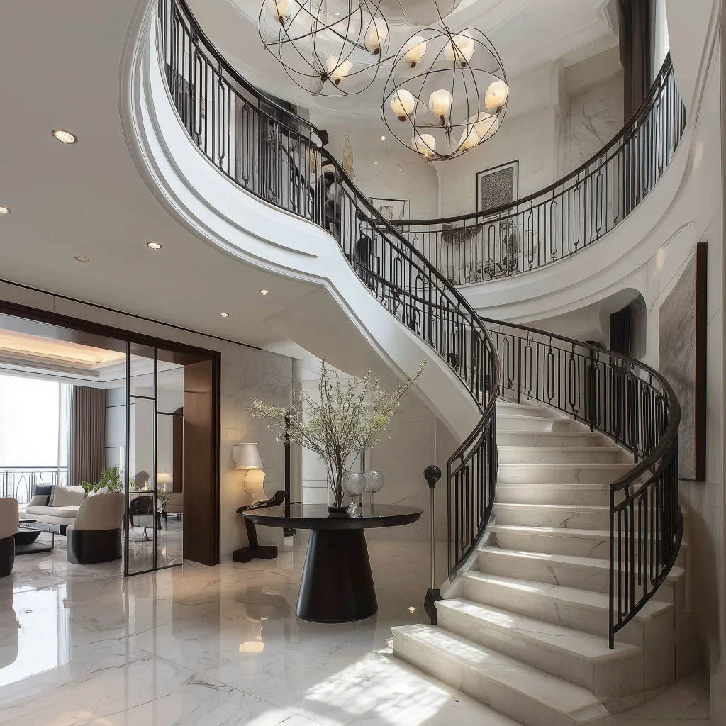 Spiral Staircase: Focal Point Arsitektural yang Menghemat Ruang dengan Gaya