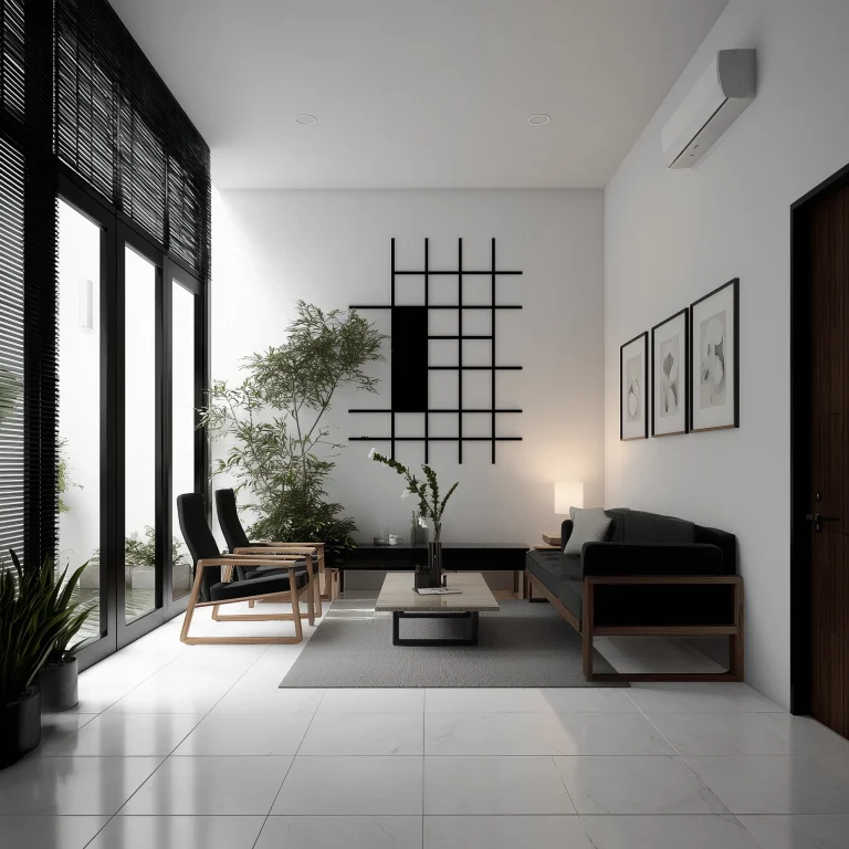 Dekorasi Geometris Rumah Elegan 1