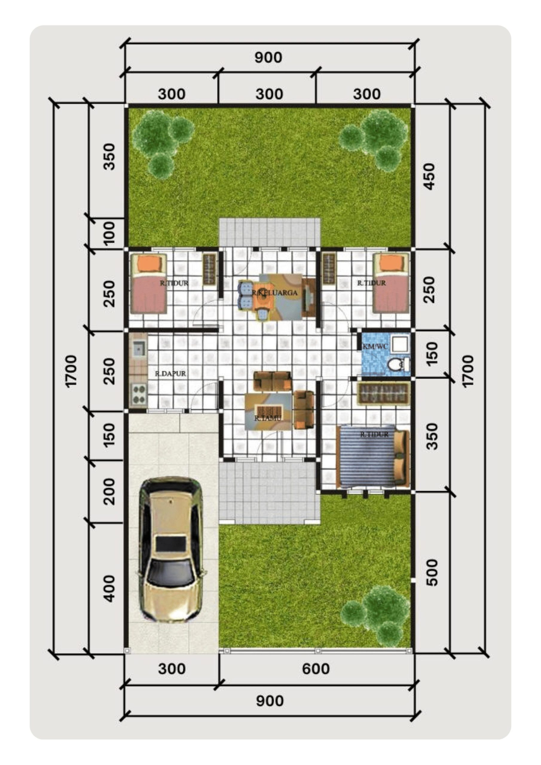 Type Arsava 63/153 – Samesta Pesona Cirebon Regency