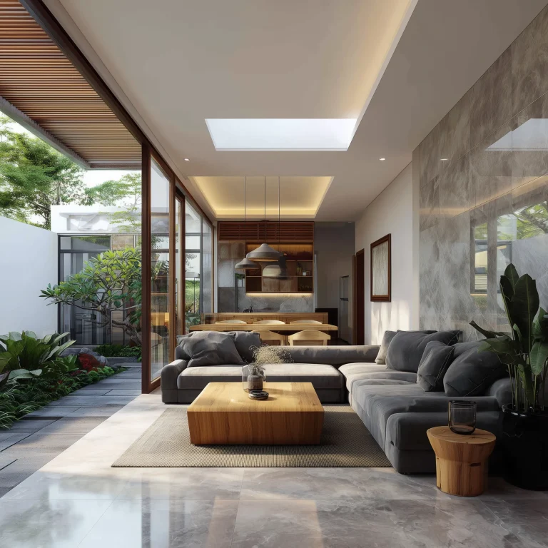 Desain Ruang Tengah Kontemporer 1