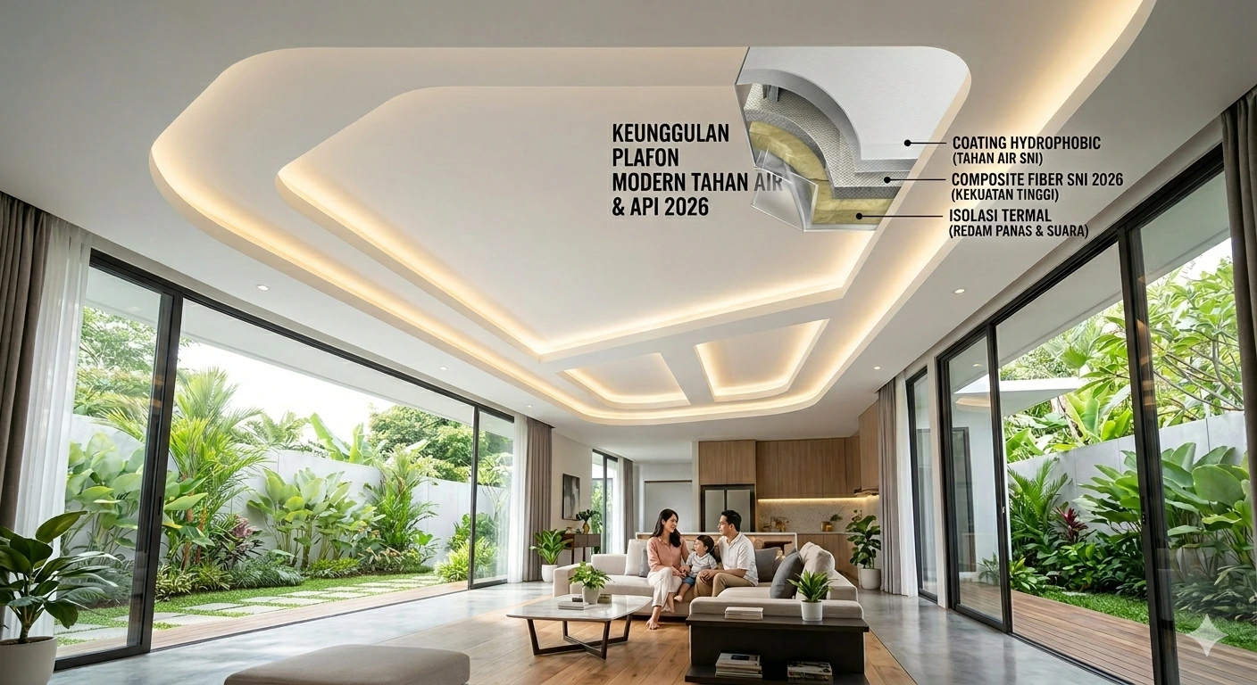 Keunggulan Plafon FyberTec : Solusi Langit-Langit Modern yang Tahan Lama dan Estetik