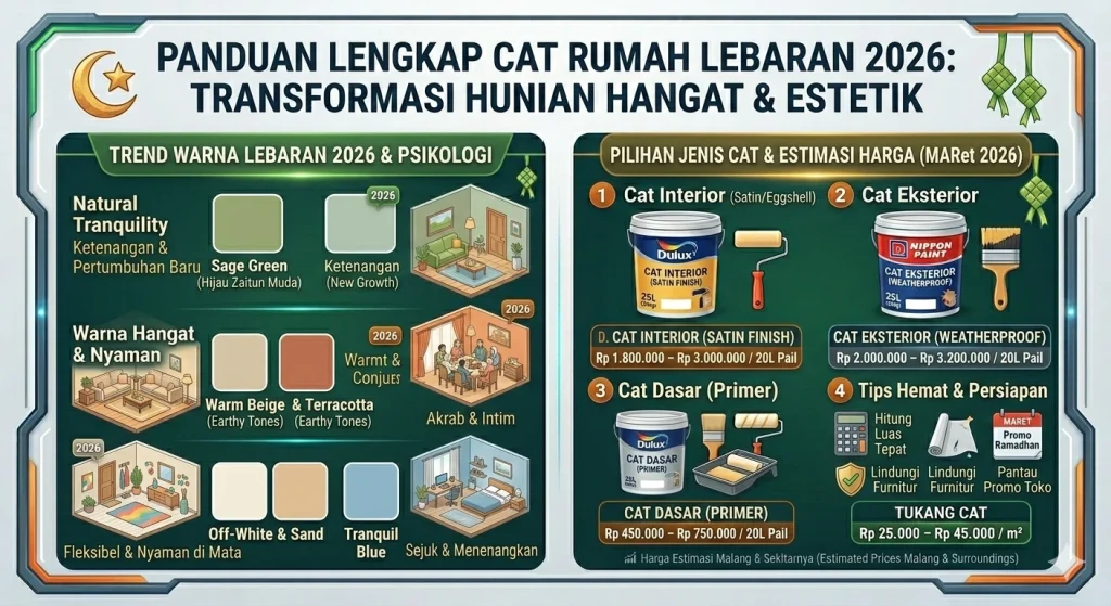 Rekomendasi Cat Rumah untuk Menyambut Lebaran : Transformasi Hunian yang Hangat dan Estetik