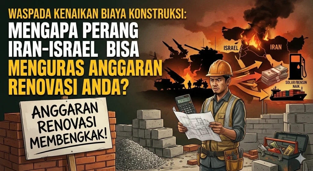 Waspada Kenaikan Biaya Konstruksi : Mengapa Perang Iran-Israel Bisa Menguras Anggaran Renovasi Anda?
