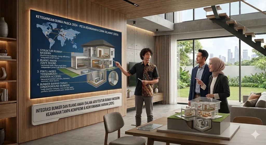 Pentingnya Bunker dan Ruang Aman (Safe Room) dalam Arsitektur Rumah Modern Pasca Ketegangan Dunia