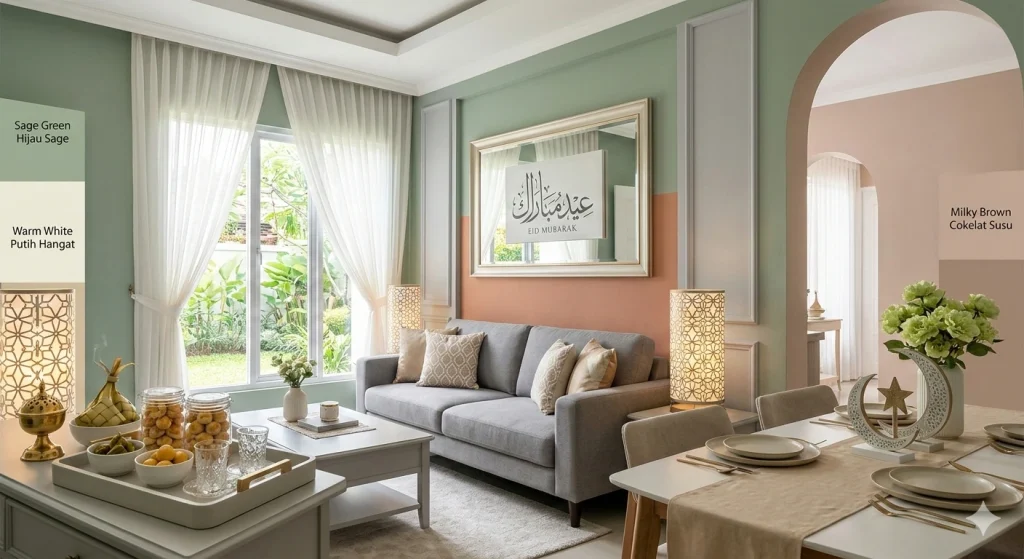 Perpaduan Warna Cat Rumah yang Cocok untuk Menyambut Hari Raya Idul Fitri