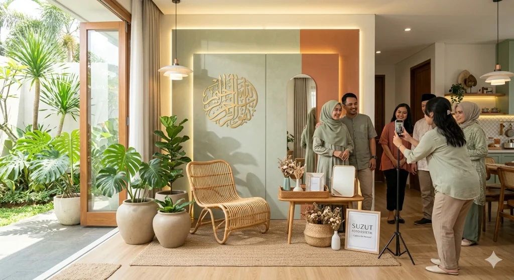 Sudut Foto Estetik : Cara Menata Area Fotobooth di Acara Open House Anda