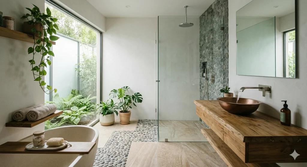 Ide Kamar Mandi Modern dengan Sentuhan Alam : Menciptakan Oase Pribadi di Rumah