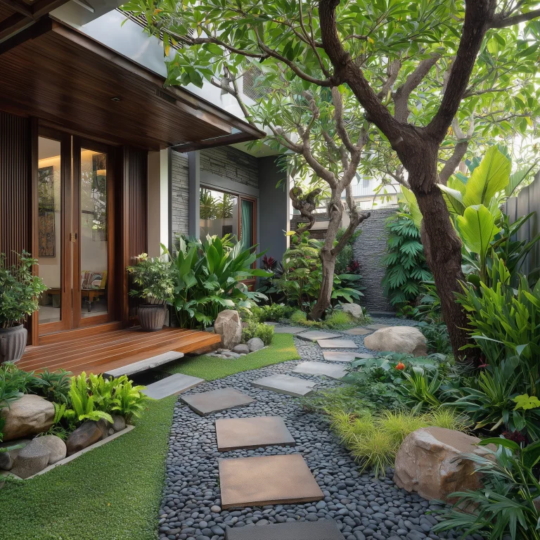 Desain Taman Mungil di Rumah 1