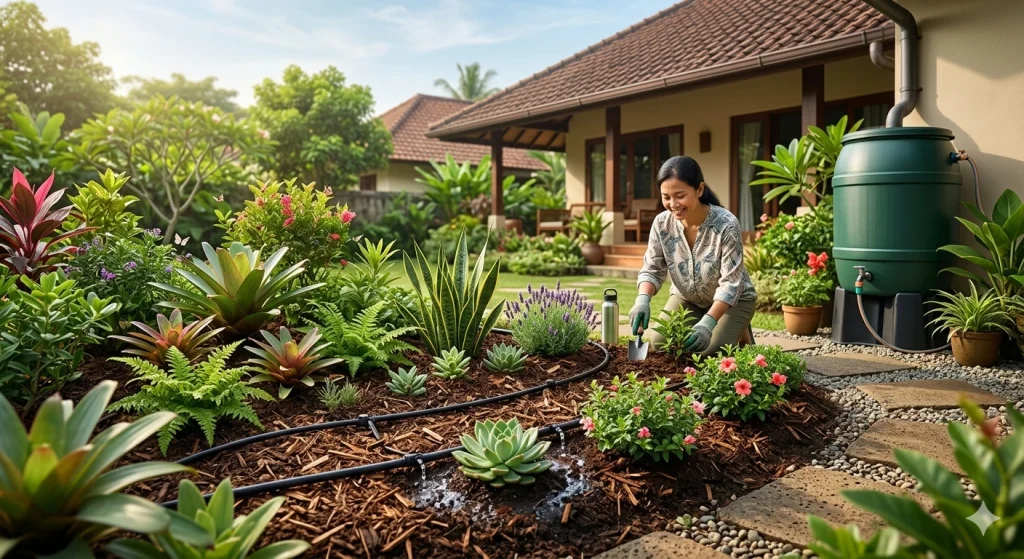 Tips Hemat Air untuk Taman Hijau : Rahasia Kebun Asri Tanpa Boros