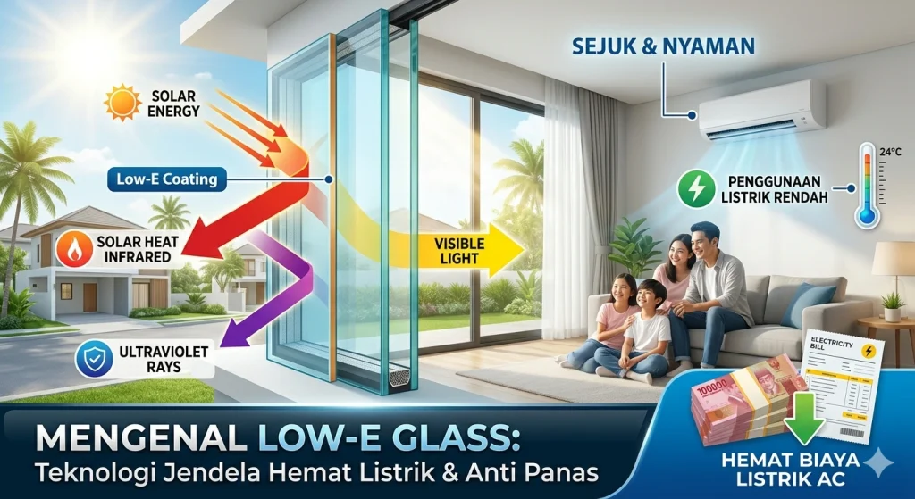 Mengenal Low-E Glass : Teknologi Jendela yang Bisa Menurunkan Tagihan Listrik AC