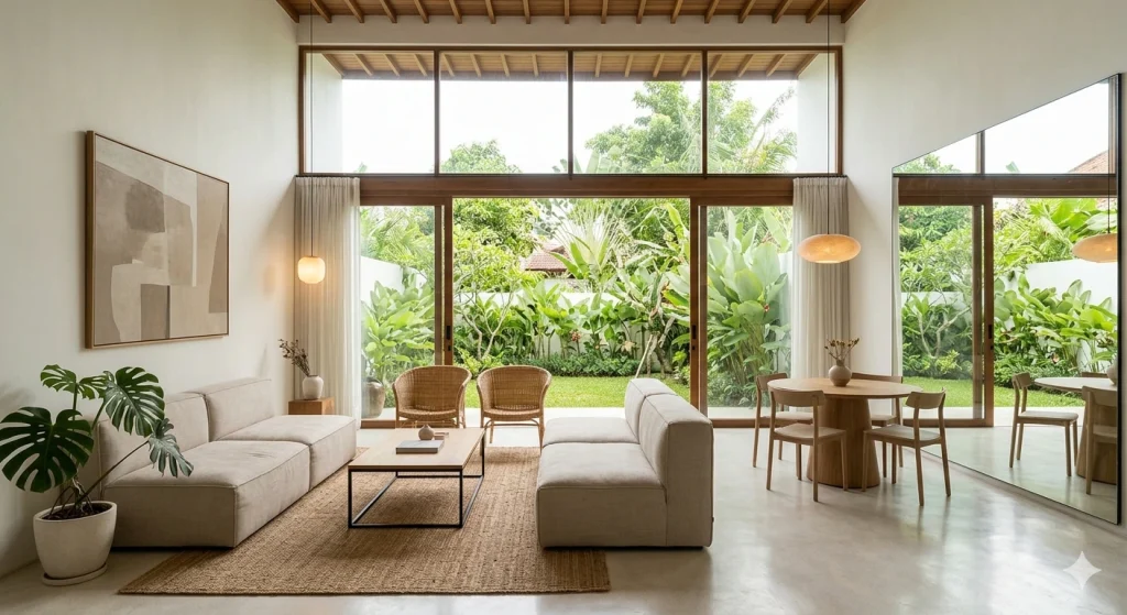 Desain Ruang Tengah yang Meluaskan Pandangan : Seni Menciptakan Kelegaan Tanpa Batas
