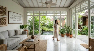 sensasi dingin ruang tengah