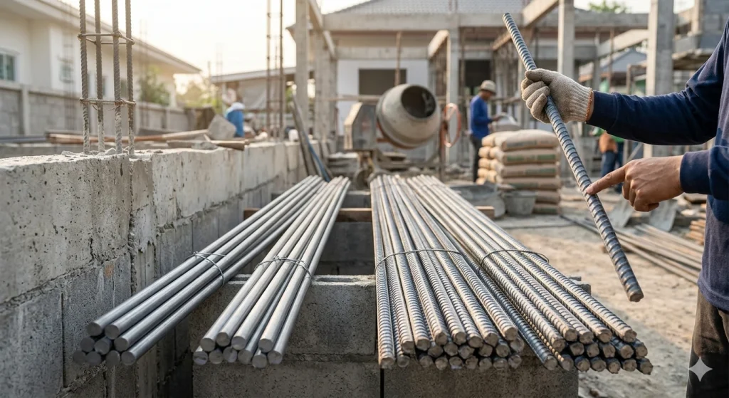 Besi Ulir vs Besi Polos : Panduan Memilih Tulangan Beton yang Tepat untuk Rumah Tahan Gempa